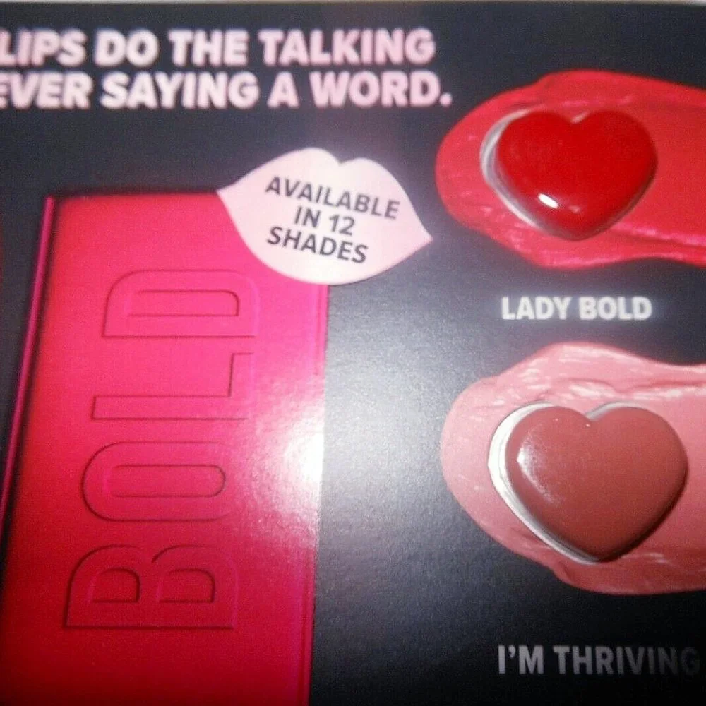 2 x Too Faced Lady Bold Lipstick 4 Samples Smooths Creamy Feather Resistence